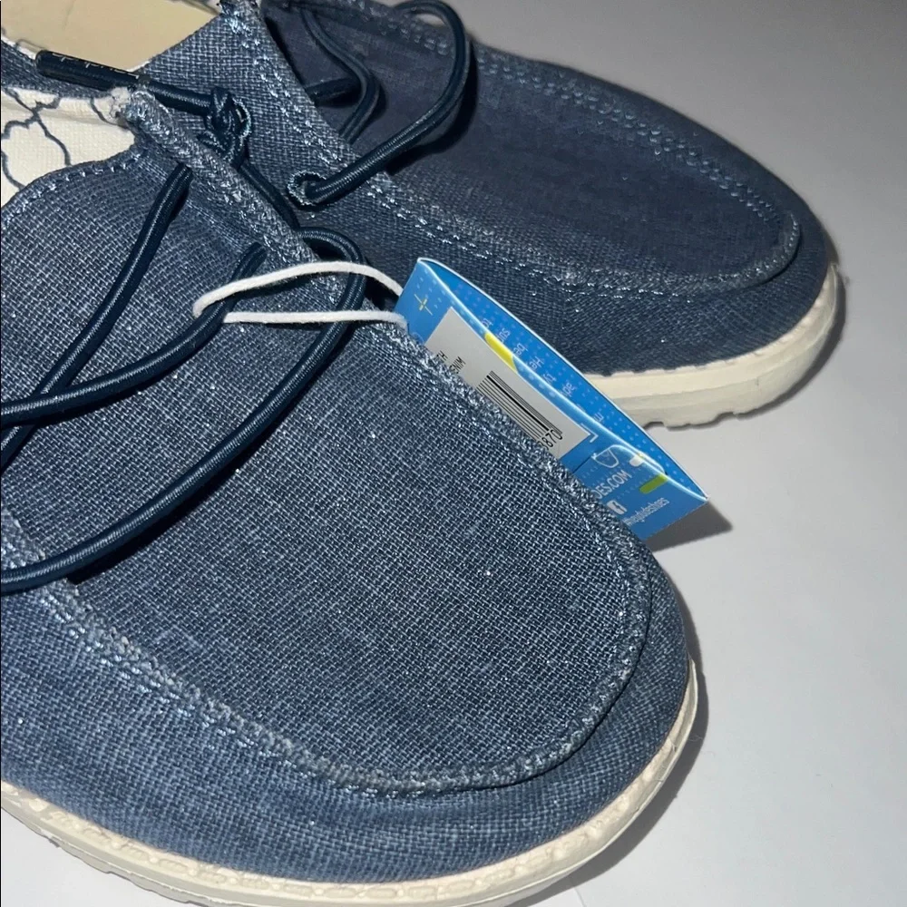 NWT Hey Dude Navy Blue Casual Slip-Ons size k13 - Picture 4 of 8